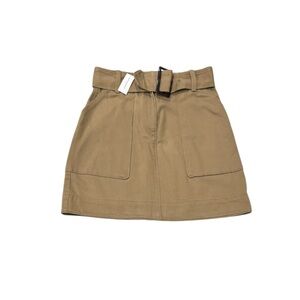 Banana Republic Tan Mini Cargo Skirt Work